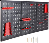 Tool Wall 3 Panels, 17- Piece Hook Set, 120 x 60 x 2 cm