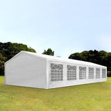 6x12 m party tent Marquee  PE tarpaulin 180 g/m², white