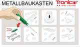Tronico Metal Construction Kit  7-in-1 Metallbaukasten 840 Piece