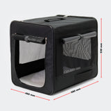 Foldable Transport Cage for Dogs, M Carrier Crate (58x46x53cm)